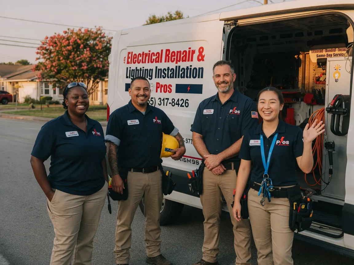 Licensed Electrician company in Leesburg, TX
